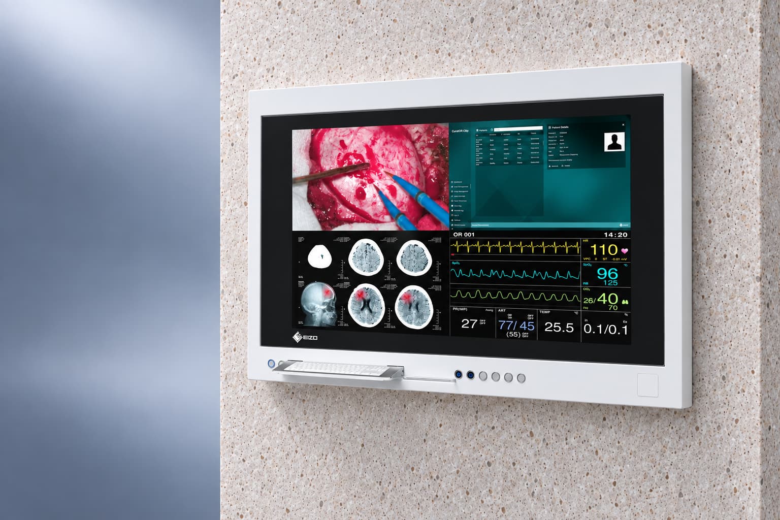 EIZO CuratOR SP1-554K, vue de face en studio.